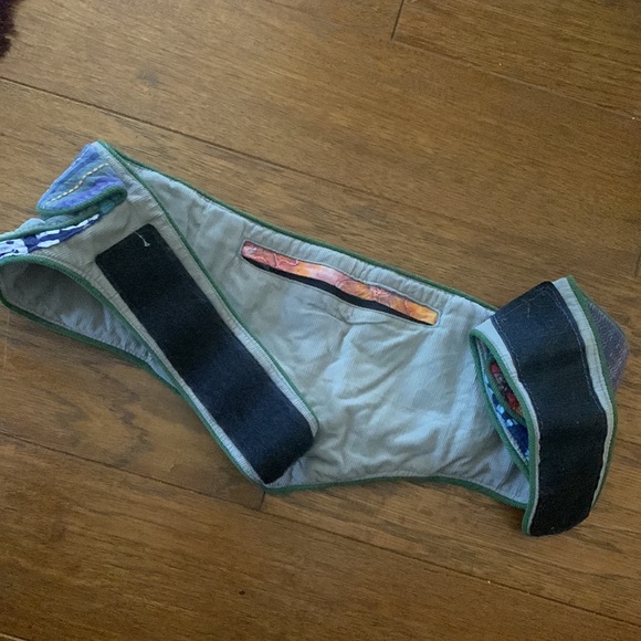 Belt Waist Organizer Pockets Hook & Loop Corduroy Adjustable Festival Colorful - Picture 3 of 7